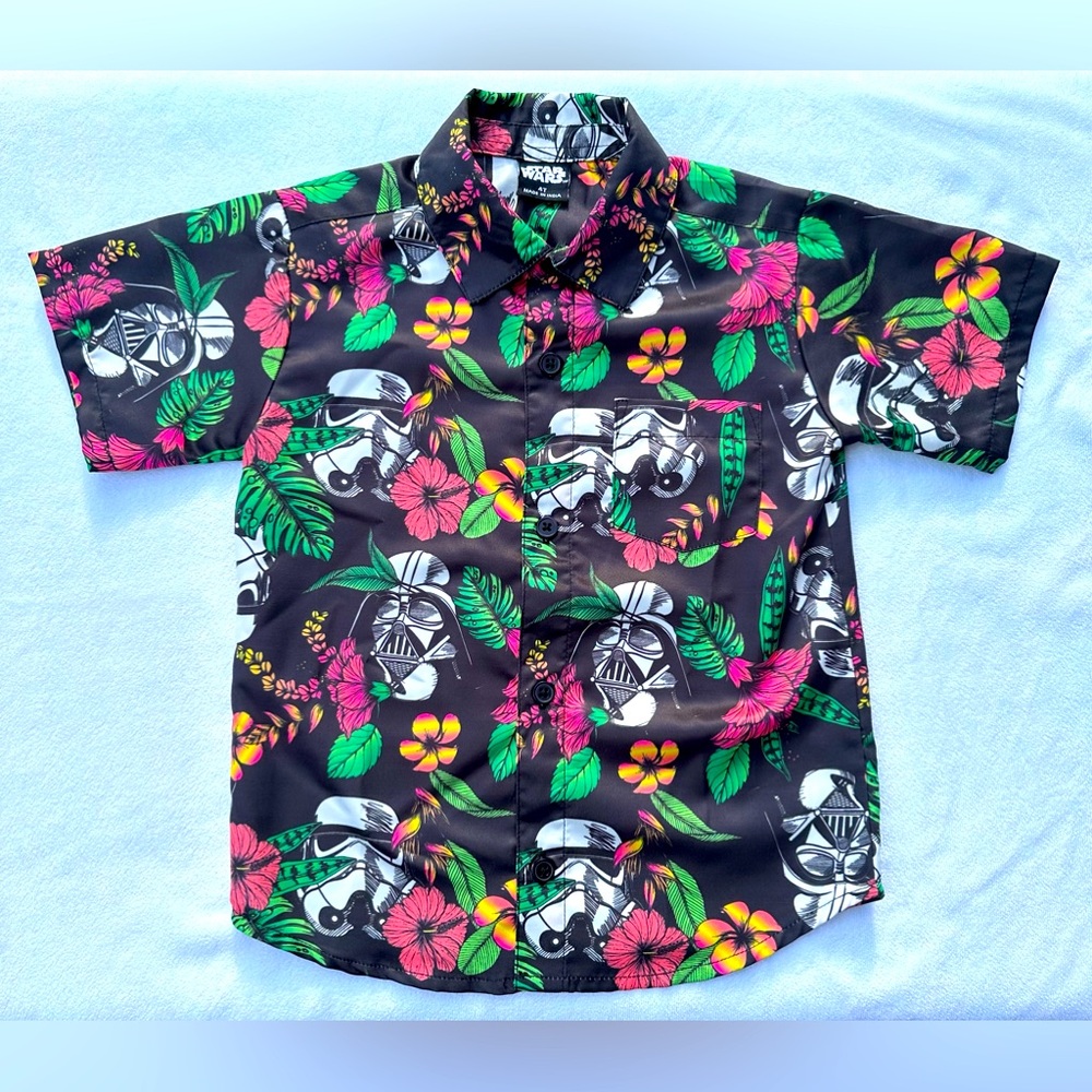 Star Wars Boys Aloha Shirt size 4T